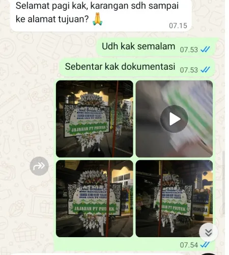 Pengiriman Papan Bunga Selamat Banjar