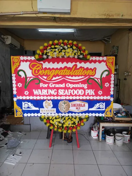 Papan Bunga Ucapan Selamat Banjar